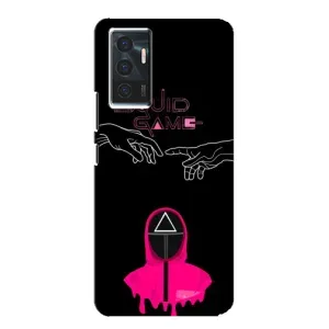 Чехол Гра в кальмара для Vivo V23e (Минимализм Игра кальмара)