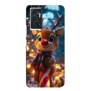 Чехол с принтом «Олень с шарфом» для Vivo V23e