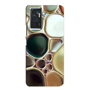 Мраморный чехол на Vivo V23e (VPrint) (Радужный Мрамор)