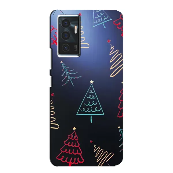 Чехол с принтом «Рождественские елки» для Vivo V23e Чехол с принтом «Рождественские елки» для Vivo V23e