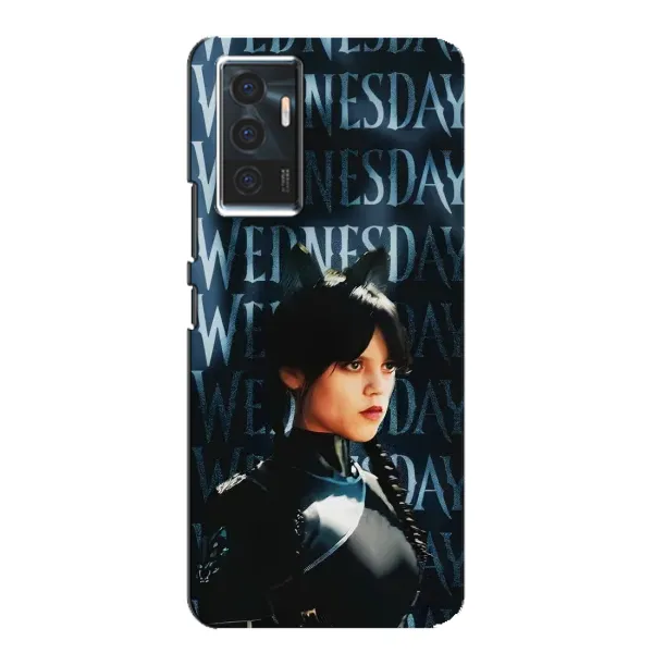 Чохол з принтом «Венздей кішка» для Vivo V23e