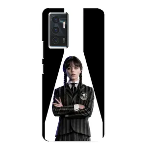 Чехлы Венсдей на Vivo V23e Уэнсдей (AlphaPrint) (W-Wednesday)