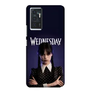 Чехлы Венсдей на Vivo V23e Уэнсдей (AlphaPrint) (Wednesday)