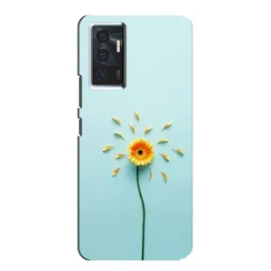 Чехлы с Цветами для Vivo V23e (VPrint) (Желтый цветок)