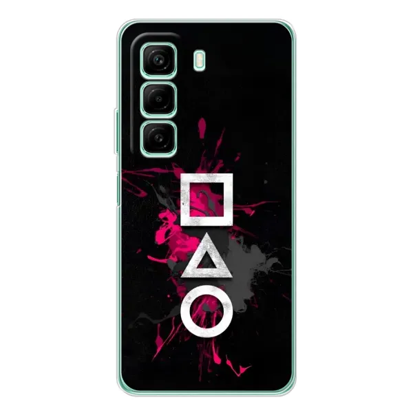 Чехол с принтом «Символы Игра кальмара» для Vivo Y400