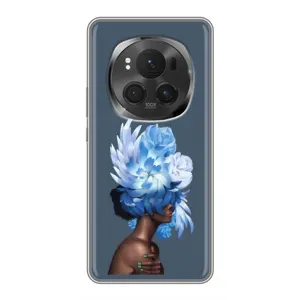 Чехлы (ART) Цветы на ViVO X200 PRO (VPrint) (Цветы на голове)