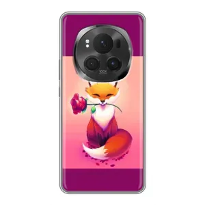 Чохли з картинкою Лисичка для ViVO X200 PRO (VPrint) (Лиса з трояндою)