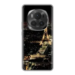 Чехол Эйфелева Башня для ViVO X200 PRO - (AlphaPrint) (Ночной Париж)