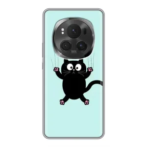 Чохол з принтом для ViVO X200 PRO (AlphaPrint) Модні коти (Падаючий кіт)