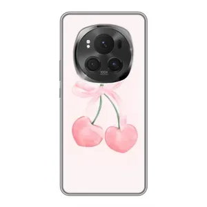 Чохол з розовим принтом для ViVO X200 PRO (Рожеві вишні)