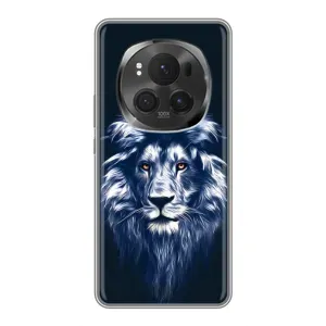 Чехол со Львом для ViVO X200 PRO (VPrint) (Синий Лев)