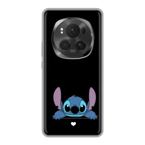 Чохол з принтом Стіч на Vivo X200 PRO (Стіч на чорному)