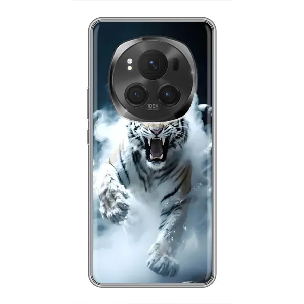 Чехол с принтом «Белый тигр в дыму» для Vivo X200 PRO
