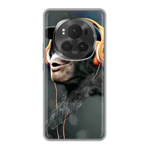 Чохол з Мавпами ViVO X200 PRO - (AlphaPrint) (В навушниках)