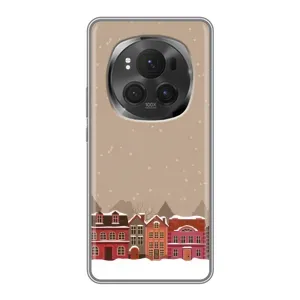 Новорічні, Святкові Чохли для ViVO X200 PRO - 2024 год (Зимове місто)
