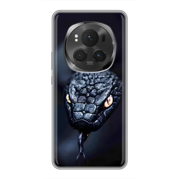 Чехол с принтом «Черная змея» для Vivo X200 PRO
