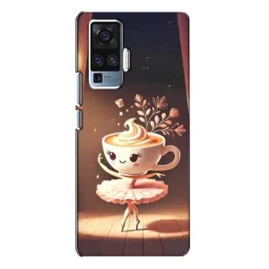 Чехол с мемом Тралалело тралала на Vivo X50 Pro (Балерина капучина)