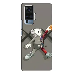Чехлы для Vivo X50 Pro - Bearbrick Louis Vuitton (PREMIUMPrint) (Беарбрик Джордан)