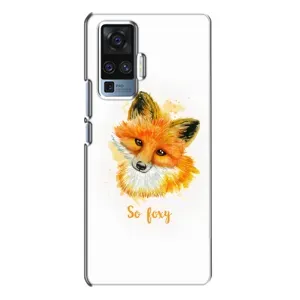 Чехлы с картинкой Лисички для Vivo X50 Pro (VPrint) (Девочка Лиса)