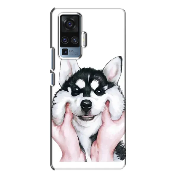 Чехол с принтом «Довольный Хаски» для Vivo X50 Pro Чехол с принтом «Довольный Хаски» для Vivo X50 Pro