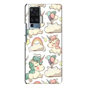 Чохол для ВівО X50 Про - (Єдинорожки - Новинки) (AlphaPrint) (Єдиноріжки)