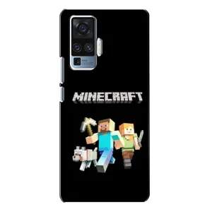 Чехол Майнкрафт на Vivo X50 Pro (AlphaPrint) Minecraft (герои Minecraft)