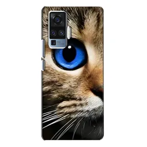 Чехлы с Котиками для Vivo X50 Pro (VPrint) (Глаз кота)
