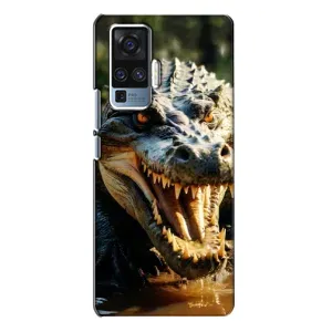 Чехол с принтом «Опасный крокодил» для Vivo X50 Pro