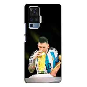 Чехлы для Vivo X50 Pro (Leo чемпион) (AlphaPrint) (Кубок Месси)