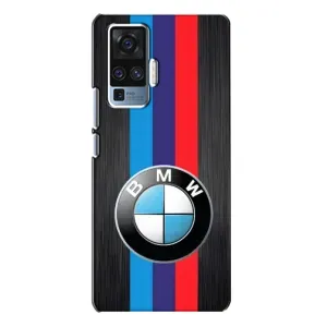 Чехол для Виво Х50 Про - с принтом БМВ (AlphaPrint) (Лого BMW)
