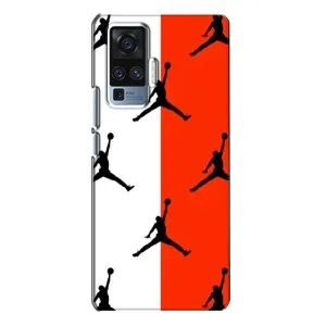 Чехлы для Vivo X50 Pro - с картинкой JORDAN (AlphaPrint) (Лого Джордан)