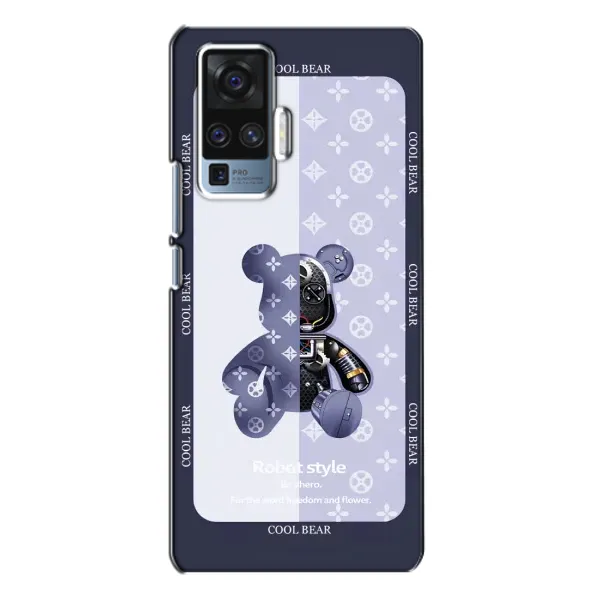 Чехол с принтом «Медвежонок LV» для Vivo X50 Pro