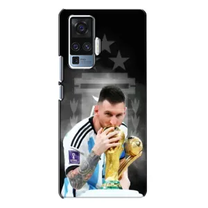 Чехлы для Vivo X50 Pro (Leo чемпион) (AlphaPrint) (Месси Чемпион)