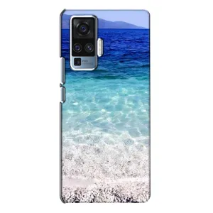 Силиконовый чехол с КАРТИНКАМИ лето для Vivo X50 Pro (AlphaPrint) (Море)