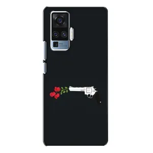 Чехлы (ART) Цветы на Vivo X50 Pro (VPrint) (Неожиданные цветы)
