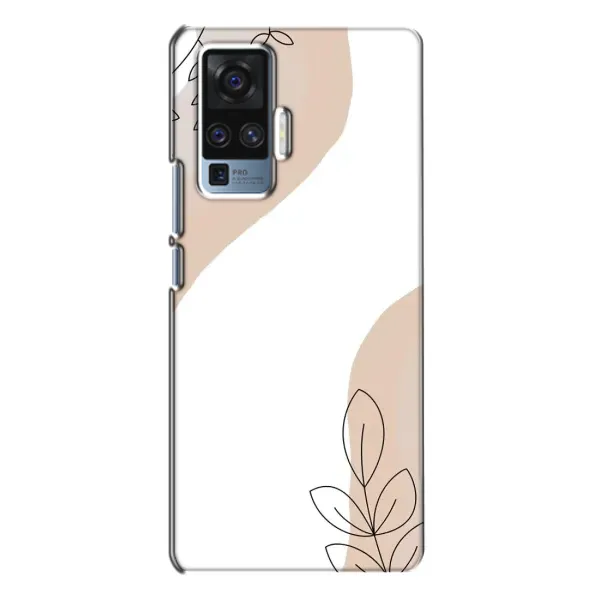 Чехол с принтом «Нюдовая веточка абстракция» для Vivo X50 Pro Чехол с принтом «Нюдовая веточка абстракция» для Vivo X50 Pro