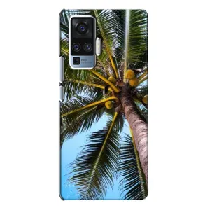 Силиконовый чехол с КАРТИНКАМИ лето для Vivo X50 Pro (AlphaPrint) (Пальма)