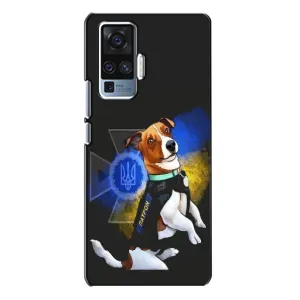 Чехлы с картинкой собаки Патрон для Vivo X50 Pro (AlphaPrint) (Патрон собачка)