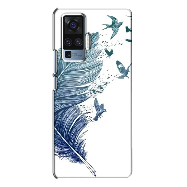 Чехол с принтом «Перышко» для Vivo X50 Pro Чехол с принтом «Перышко» для Vivo X50 Pro