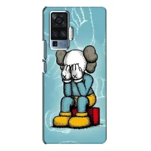 Чехлы для Vivo X50 Pro - Bearbrick Louis Vuitton (PREMIUMPrint) (Плач Bearbrick)