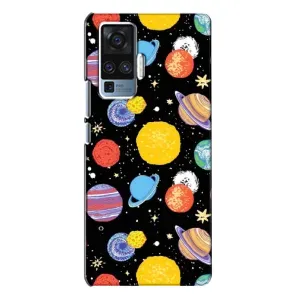 Космические Чехлы для Виво Х50 Про (VPrint) (Рисованные планеты)
