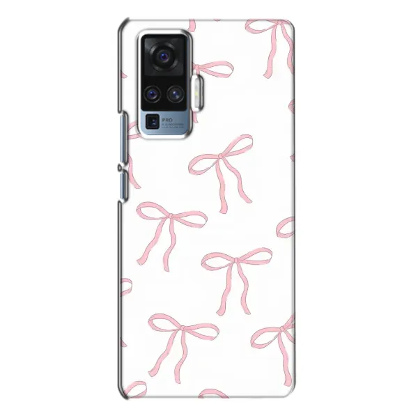 Чехол с принтом «Розовые бантики» для Vivo X50 Pro Чехол с принтом «Розовые бантики» для Vivo X50 Pro