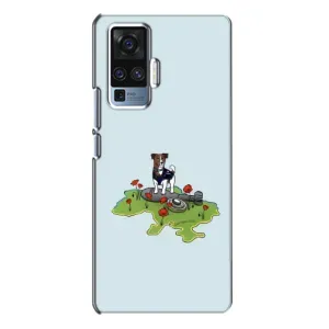 Чехлы с картинкой собаки Патрон для Vivo X50 Pro (AlphaPrint) (Сапер Пес)