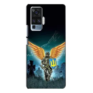 Чехлы с картинкой ЗСУ для Vivo X50 Pro (AlphaPrint) (Солдат ЗСУ)