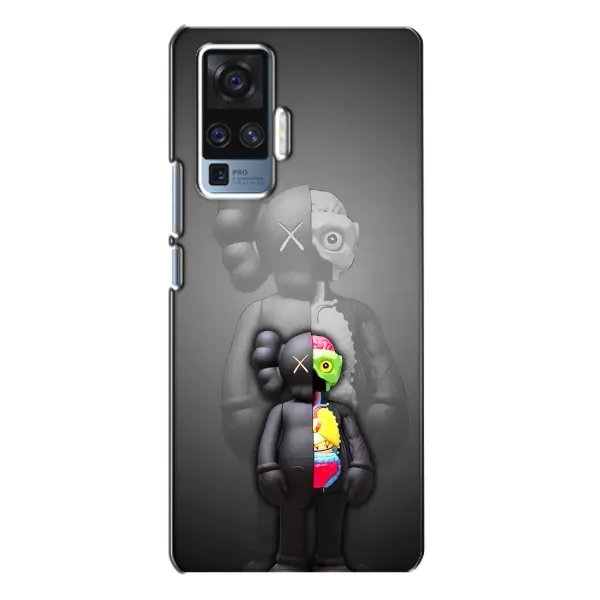 Чехол с принтом «Тело Bearbrick» для Vivo X50 Pro