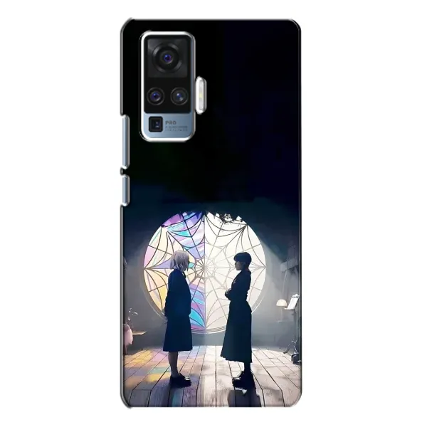 Чехол с принтом «Уэнздей и Инид» для Vivo X50 Pro Чехол с принтом «Уэнздей и Инид» для Vivo X50 Pro