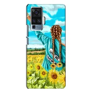 Чехол для Патриота Украины Vivo X50 Pro - (AlphaPrint) (Украиночка)