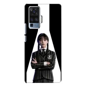 Чехлы Венсдей на Vivo X50 Pro Уэнсдей (AlphaPrint) (W-Wednesday)