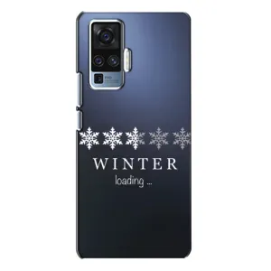 Зимние Чехлы для Виво Х50 Про - прозрачный фон (Winter loading)