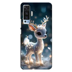 Яскравий чохол для Vivo X50 з Зимові Оленята (Блискуче оленятко)